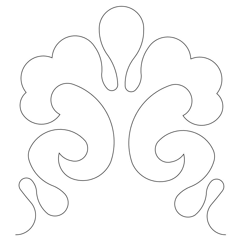 Аппликация казахский орнамент