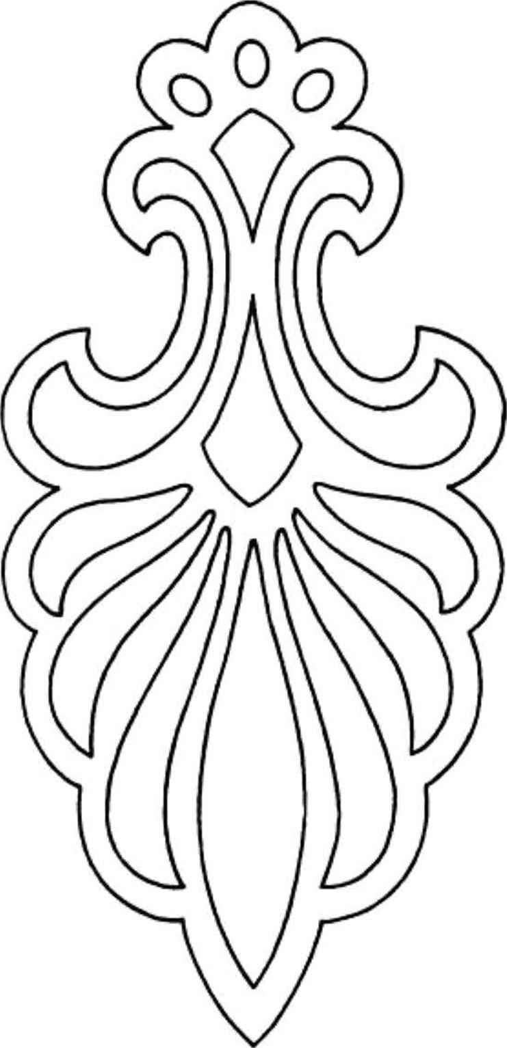 Татарский орнамент раскраска