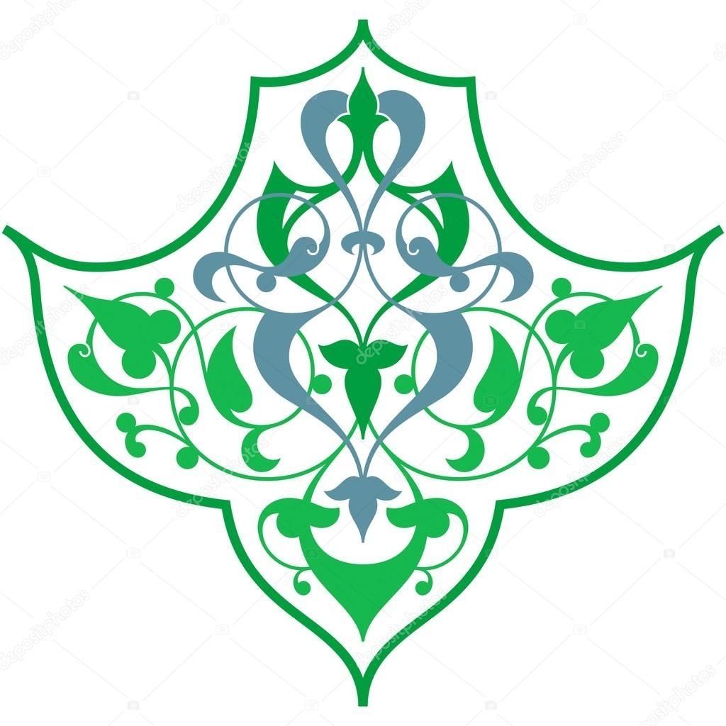 Декоративный орнамент в круге