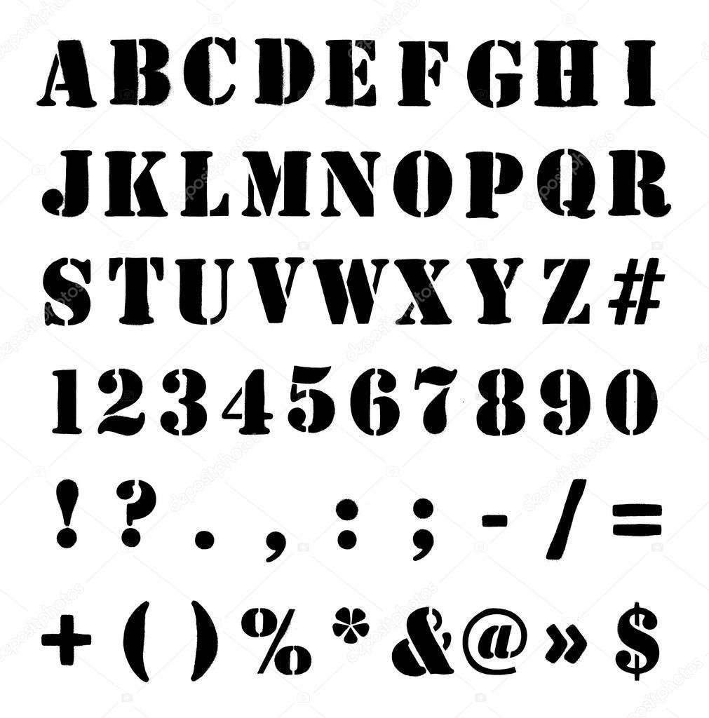 Программа для создания трафаретов букв