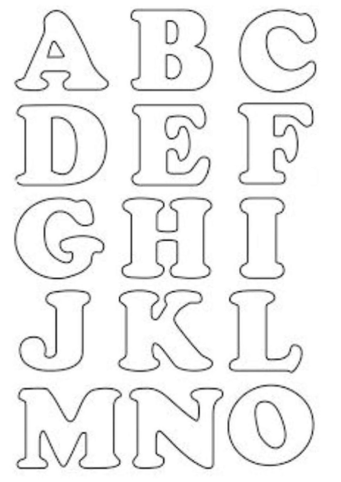 Трафарет английских букв