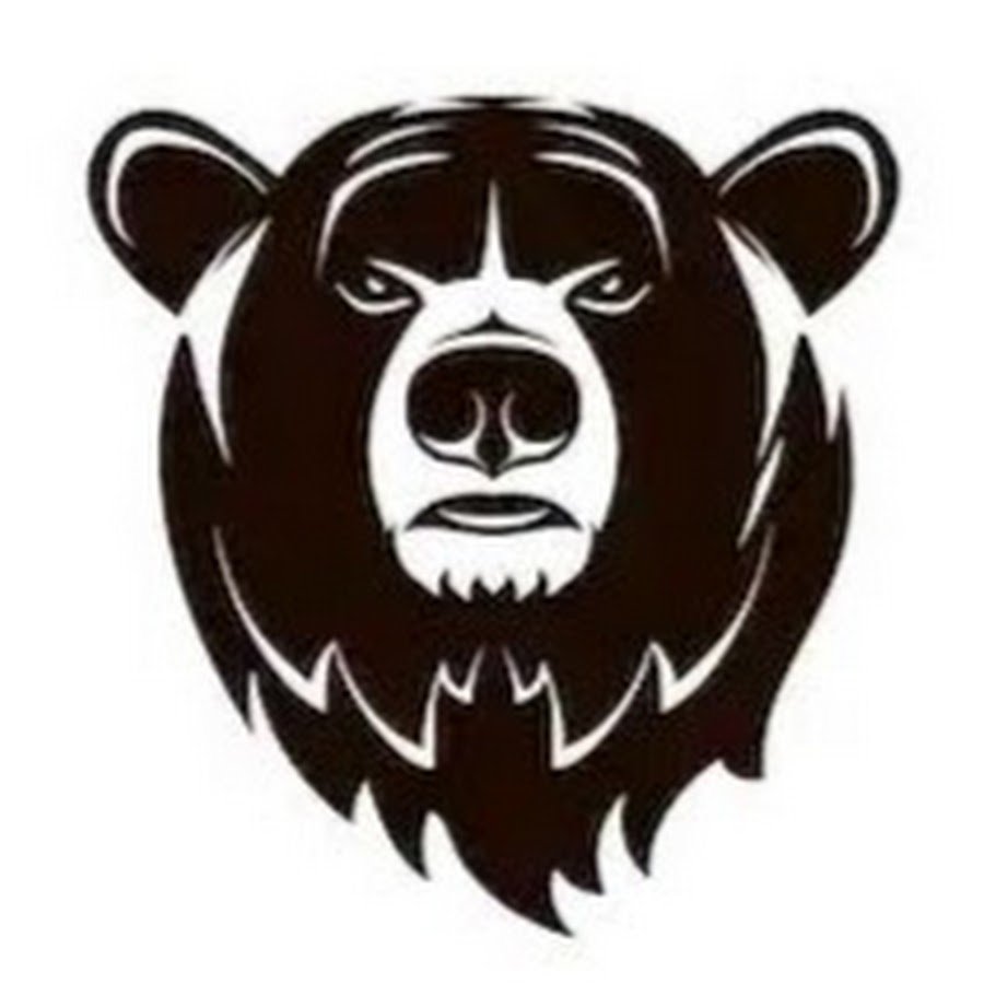 Стилизованная морда медведя