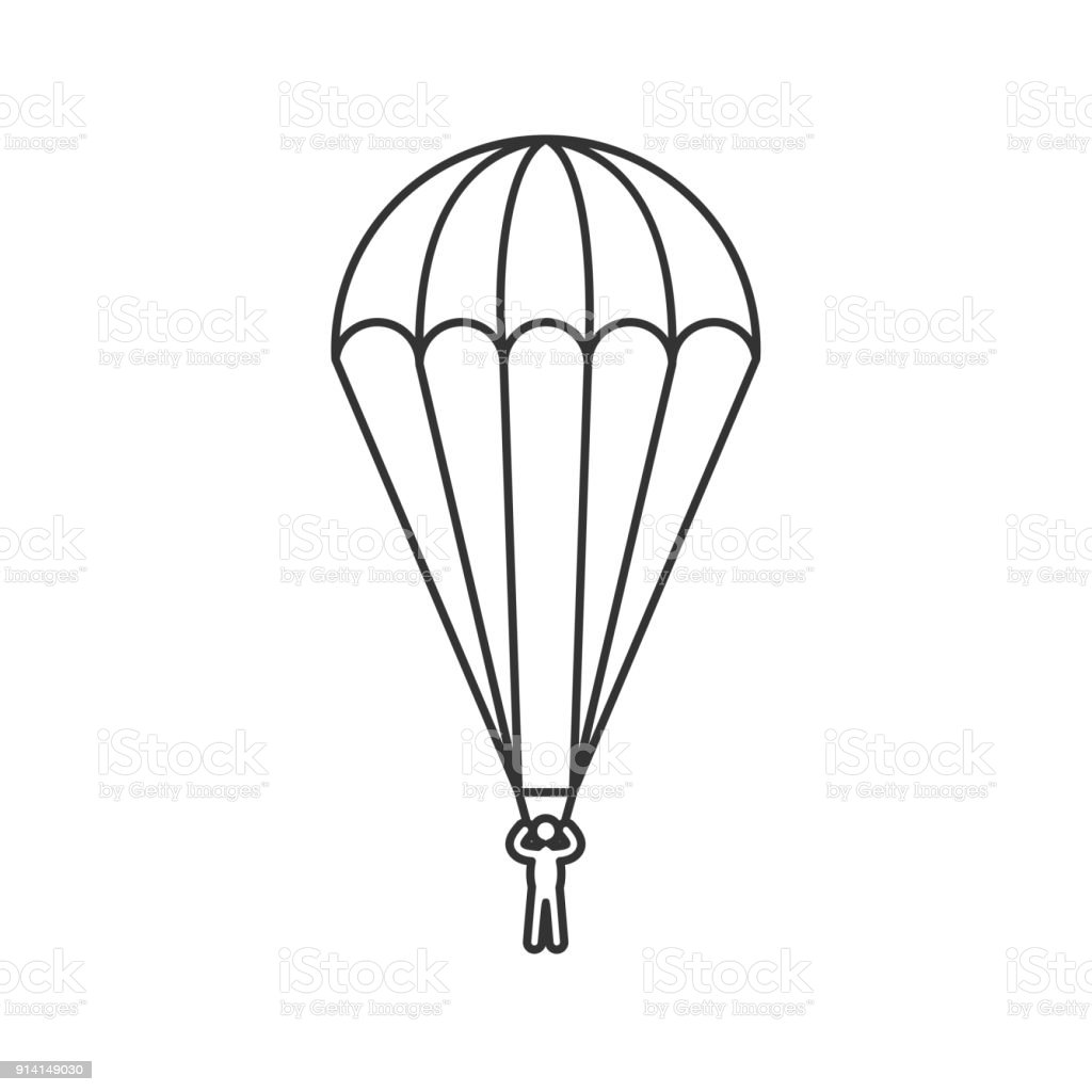 Парашют для вырезания