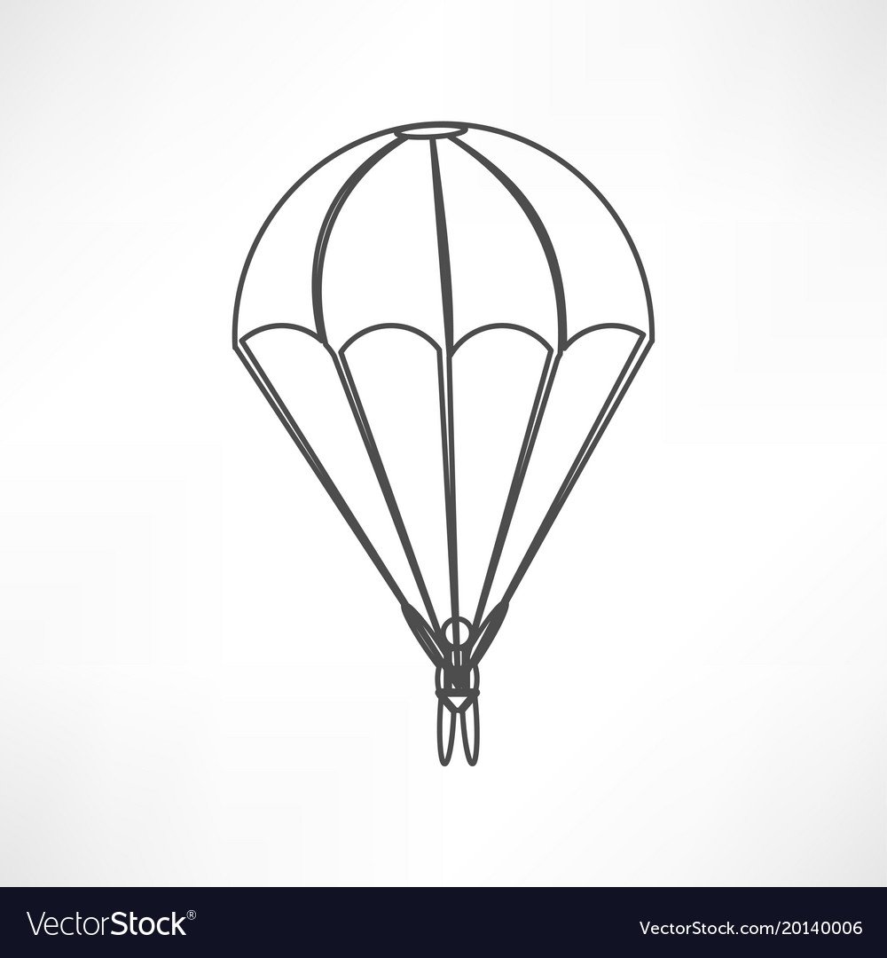 Иконка стропы парашюта