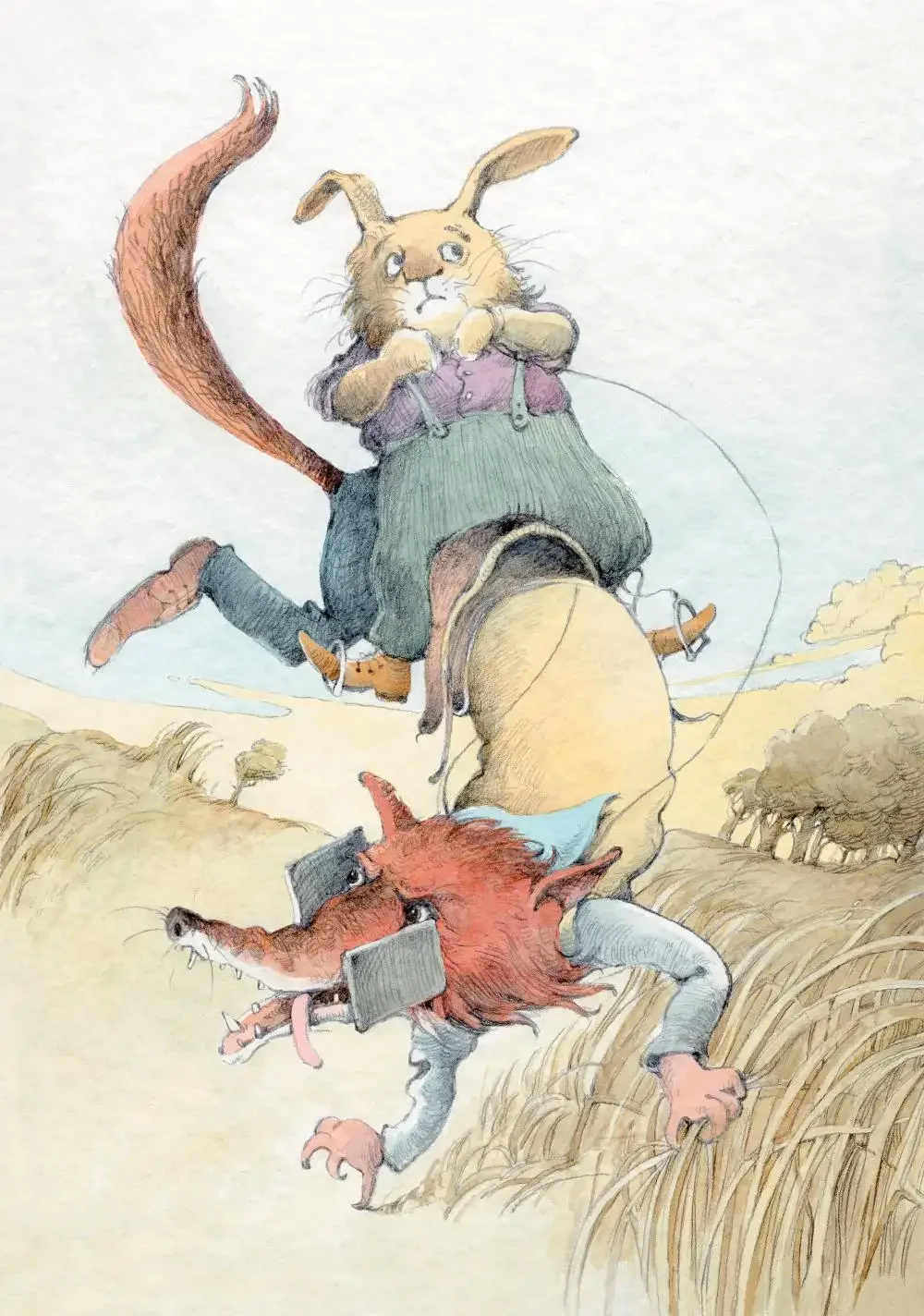 Раскраски лисята с цветами