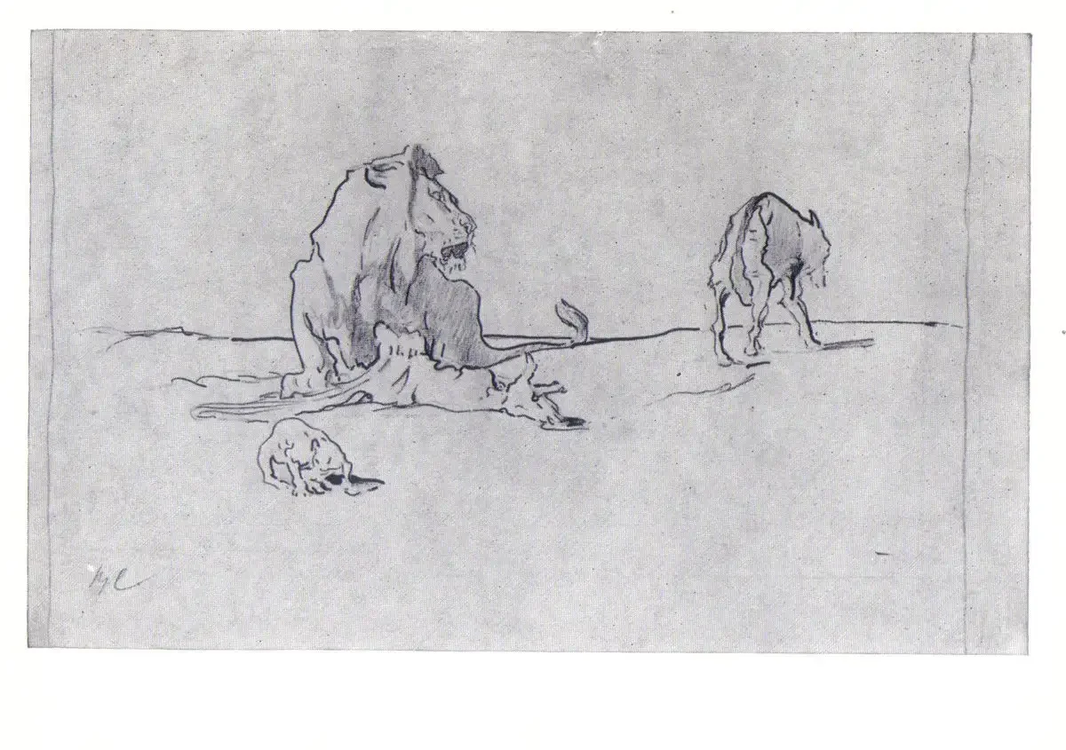 Валентин Серов Лев