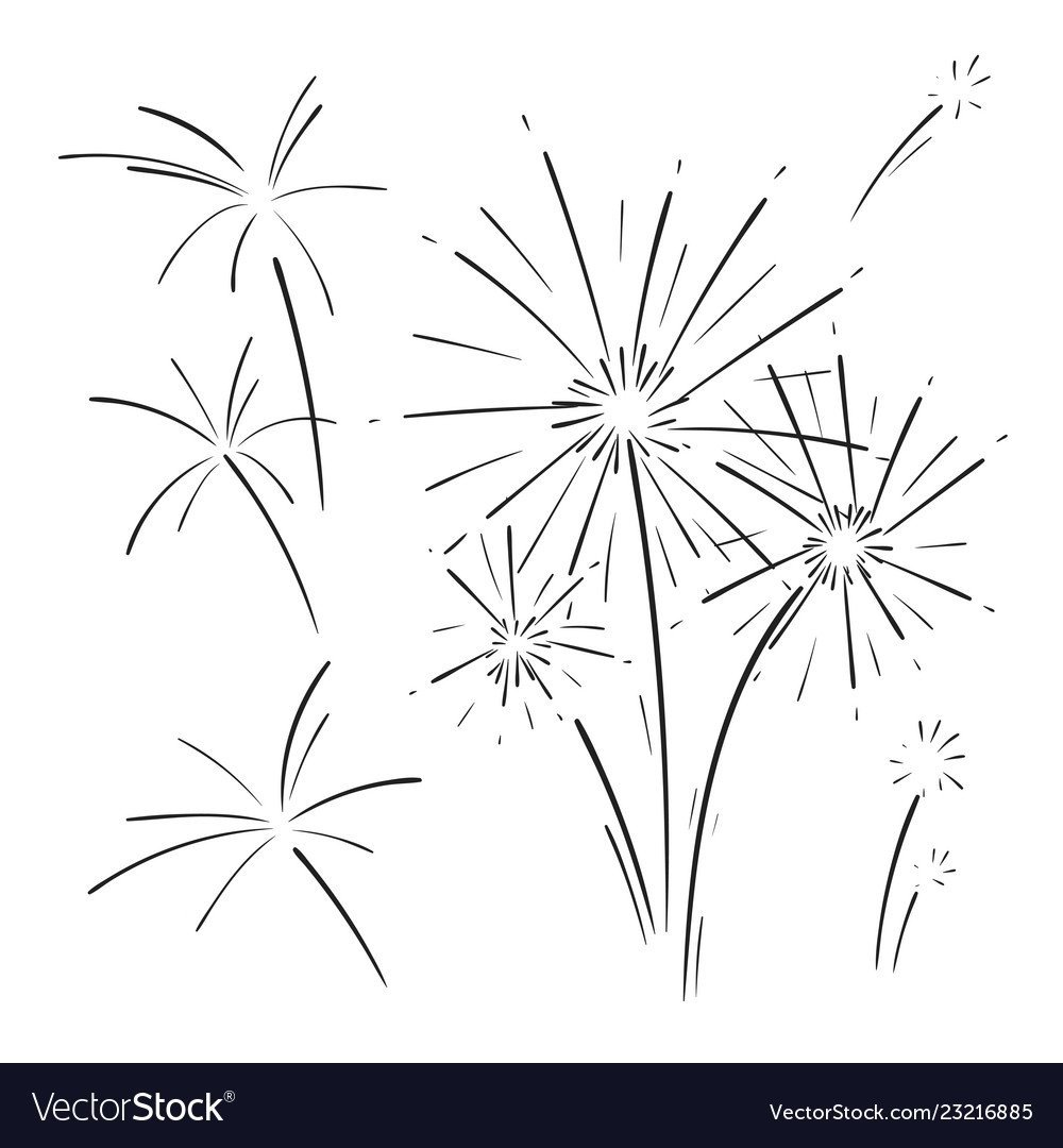Фейерверк схематично