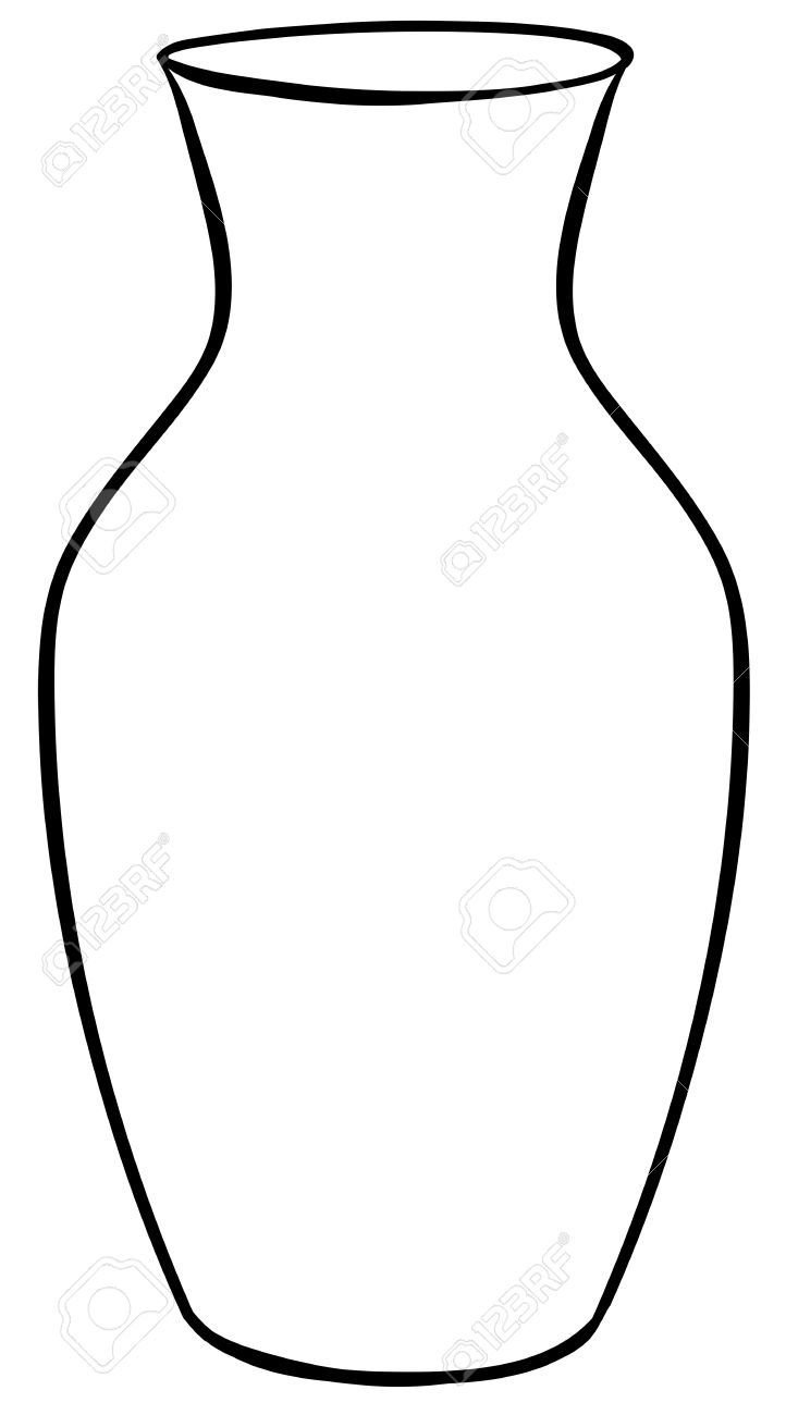 Кувшин трафарет