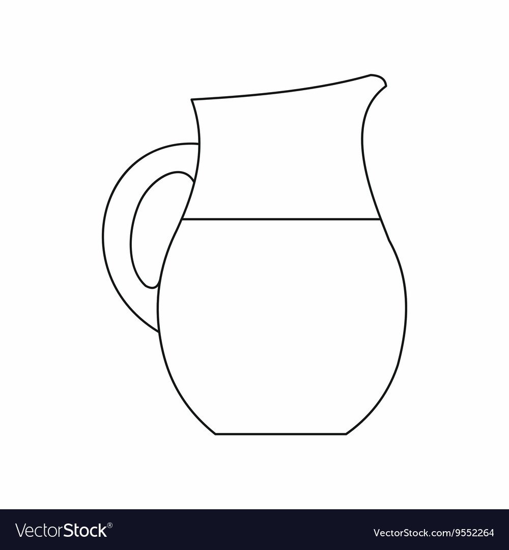 Контур вазы для цветов