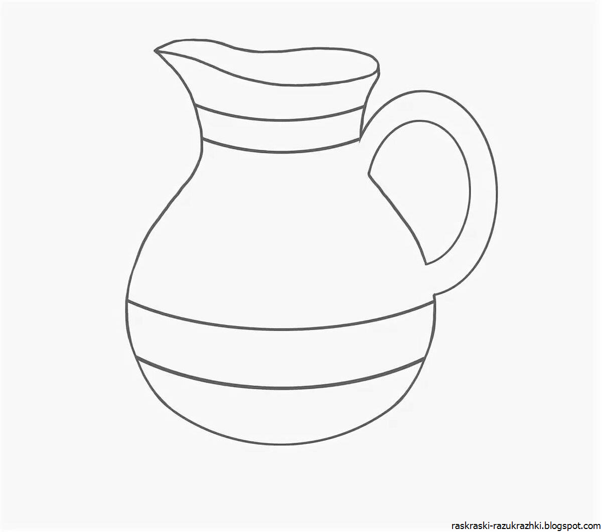 Узоры и орнаменты на посуде раскраски