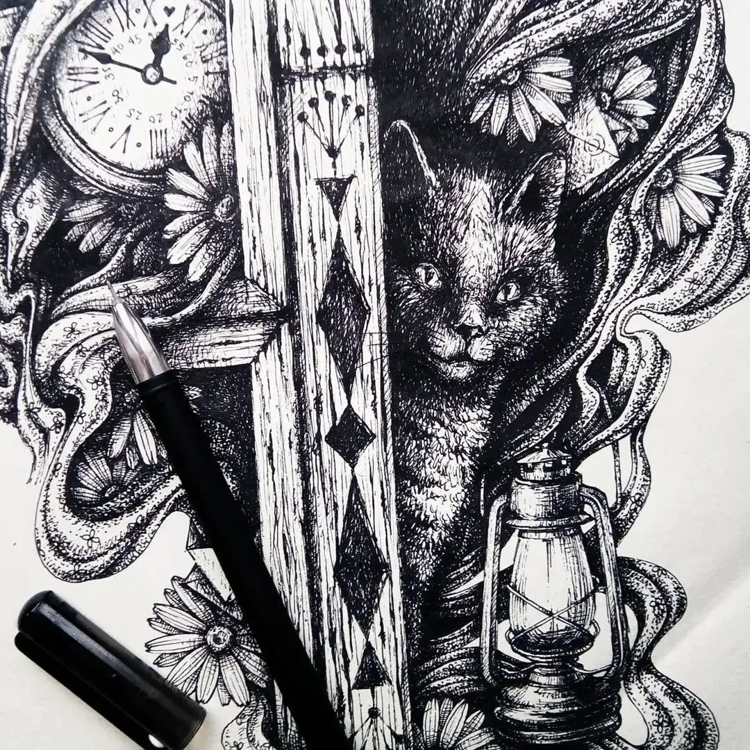 Кот Графика