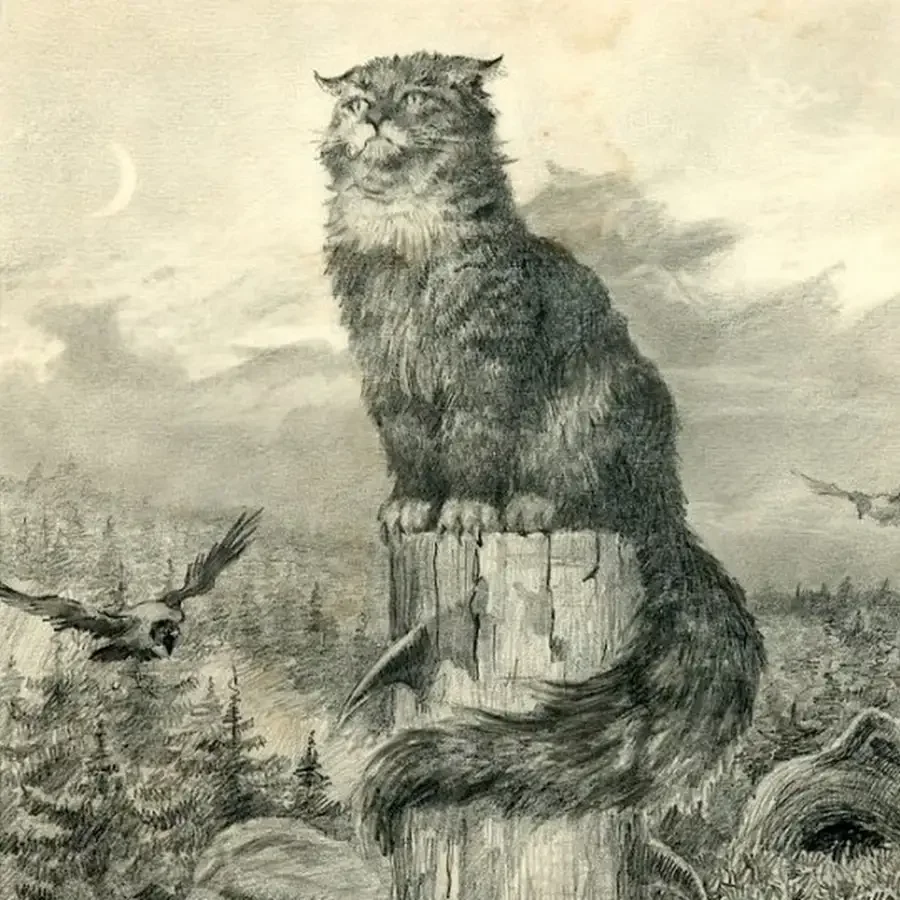 Баба Яга (с кошкой)