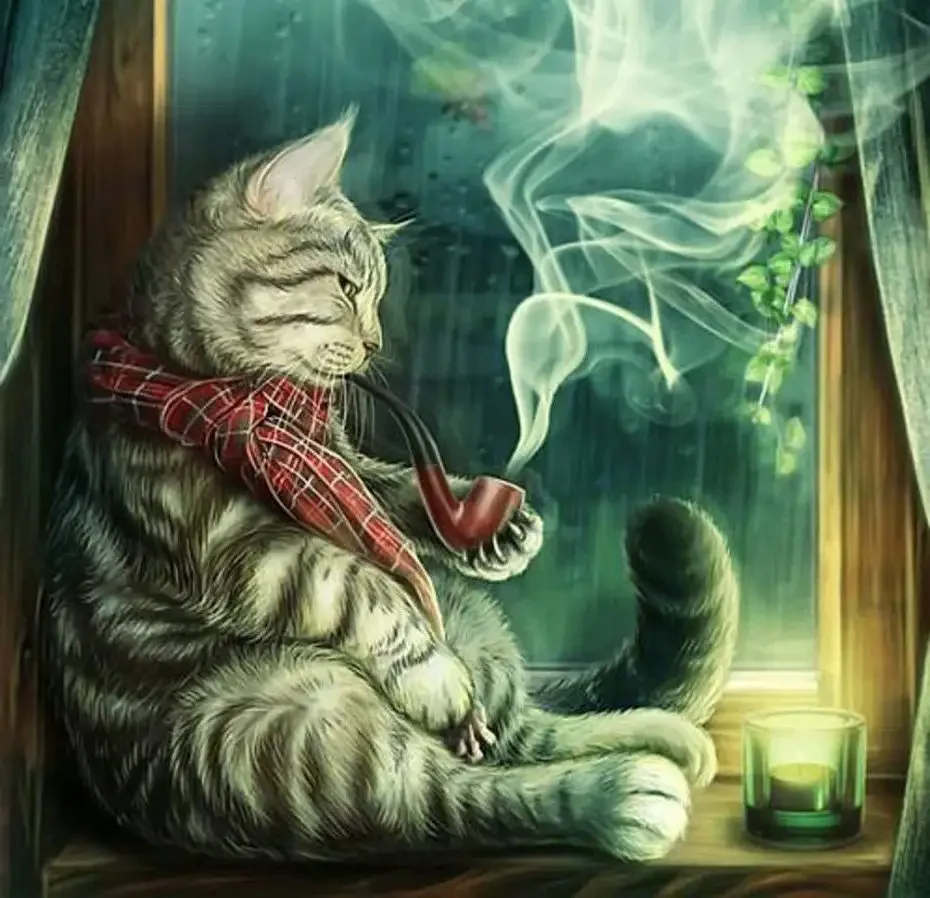 Кот Баюн арт