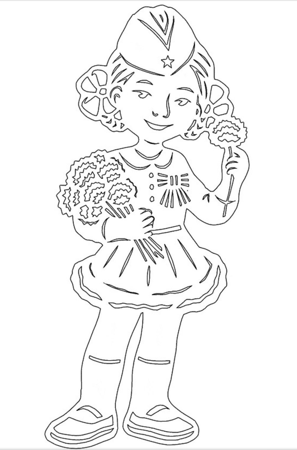 Буратино рисунок раскраска