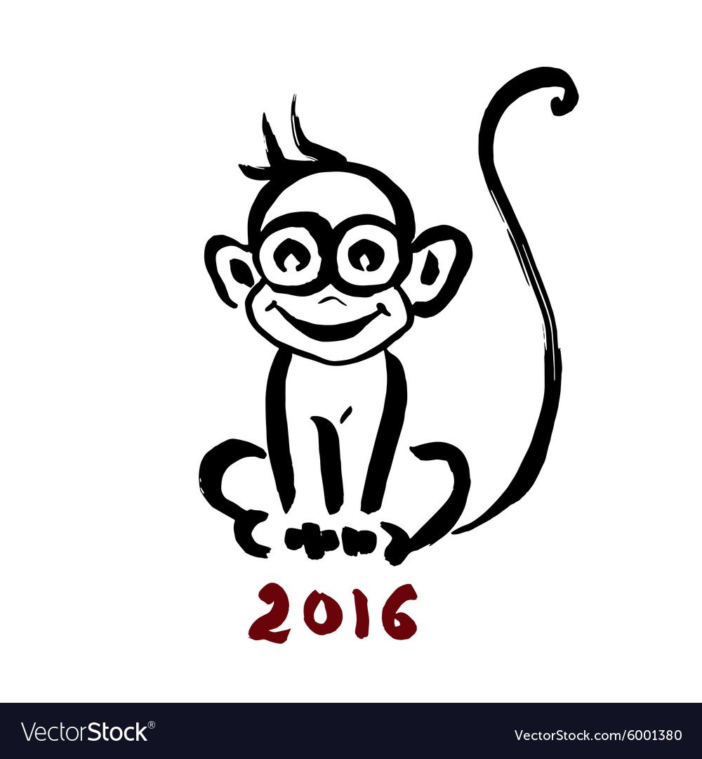 Лекала для игрушек из фетра обезьяна