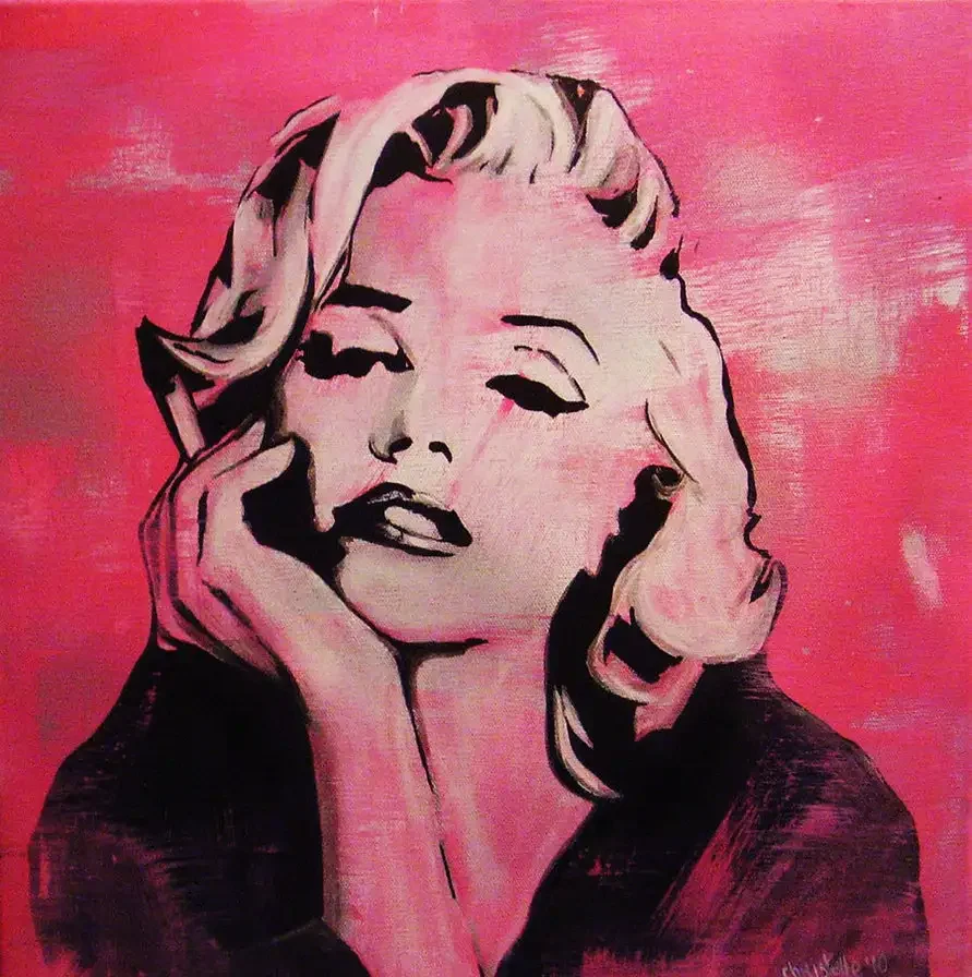 Мерлин Монро стилизация