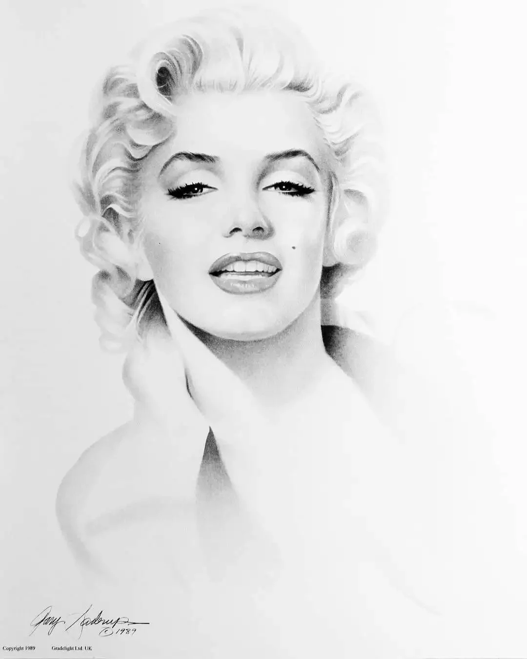 Мэрилин Монро рисунок