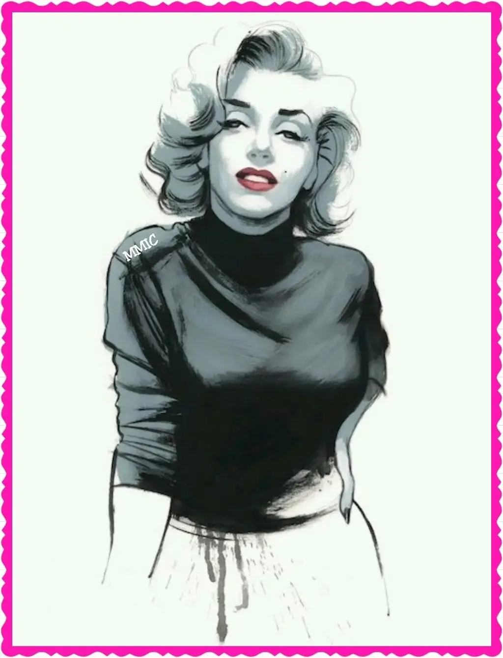 Мэрилин Монро иллюстрация