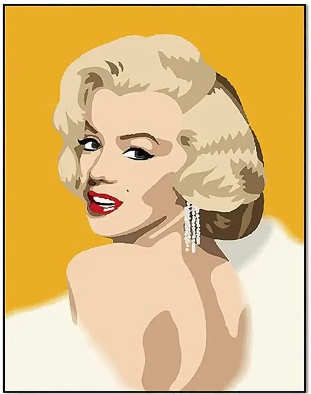 Мэрилин Монро силуэт вектор