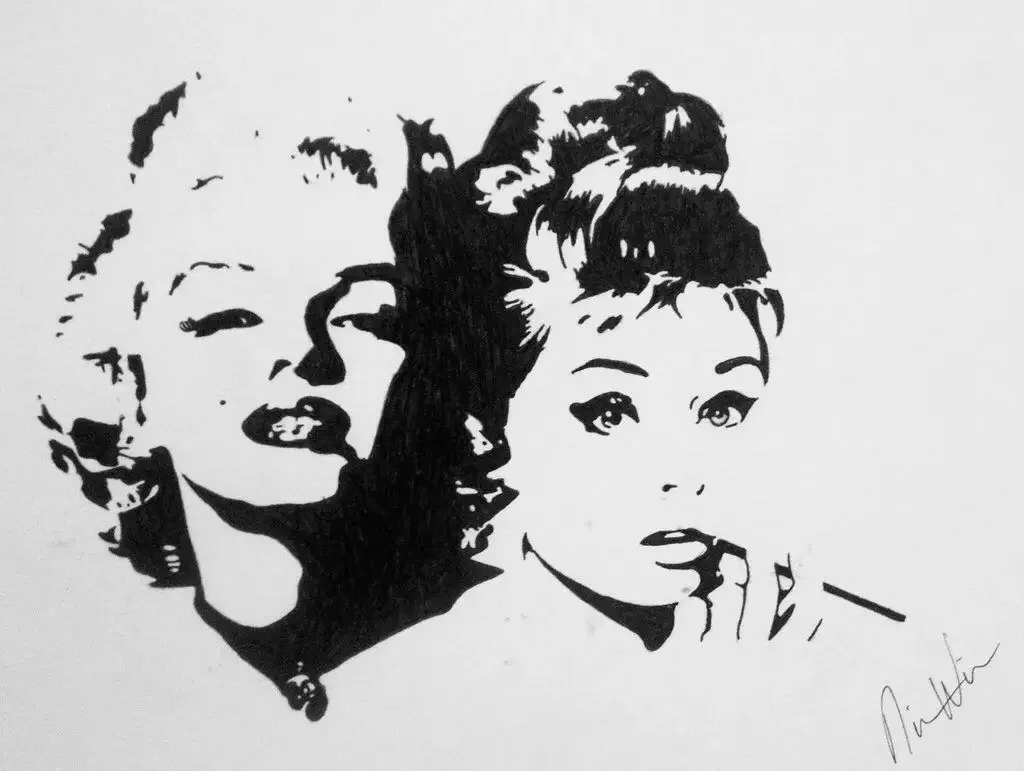 Портрета в стиле поп-арт Минимализм