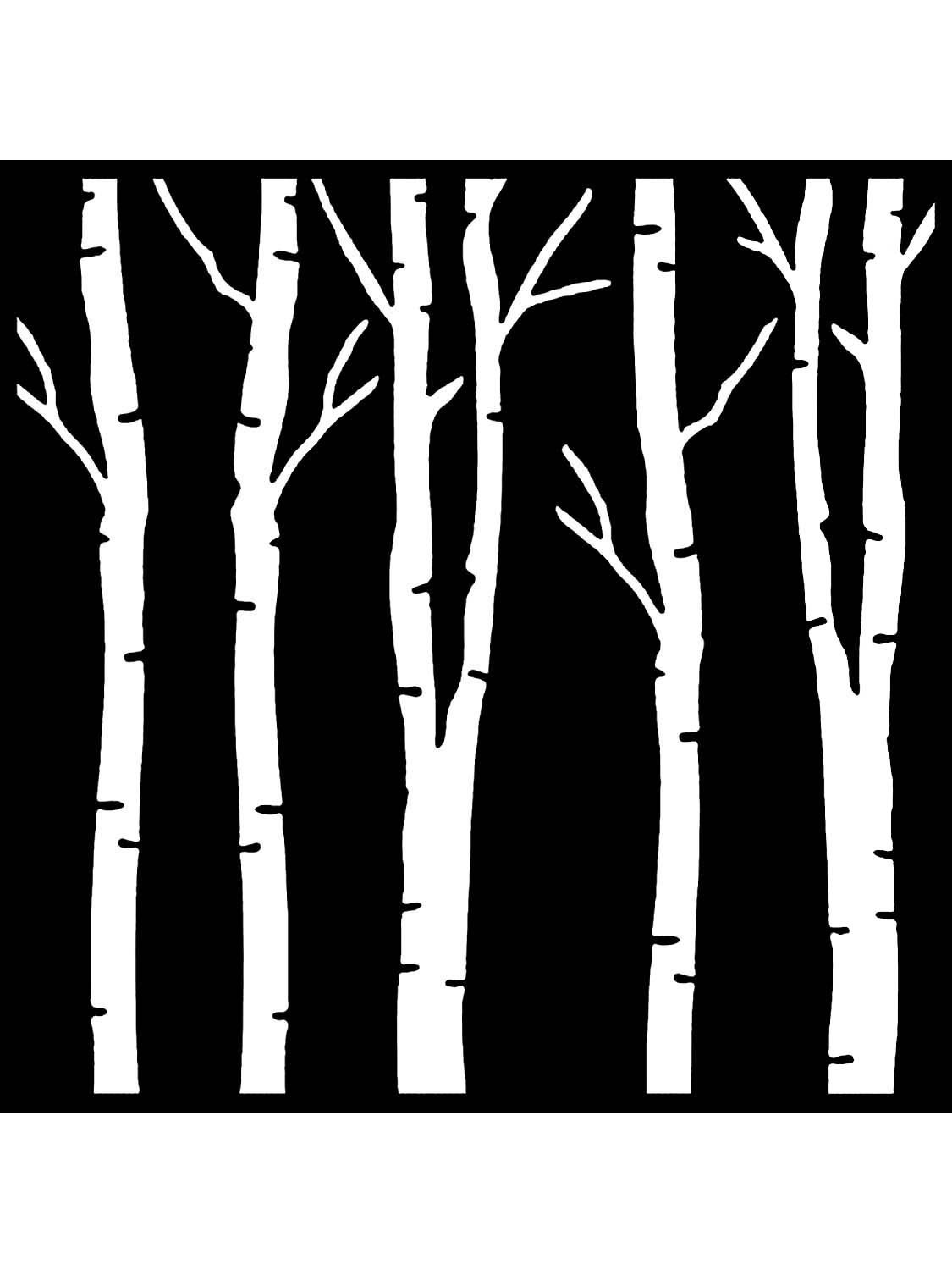 Ствол дерева силуэт