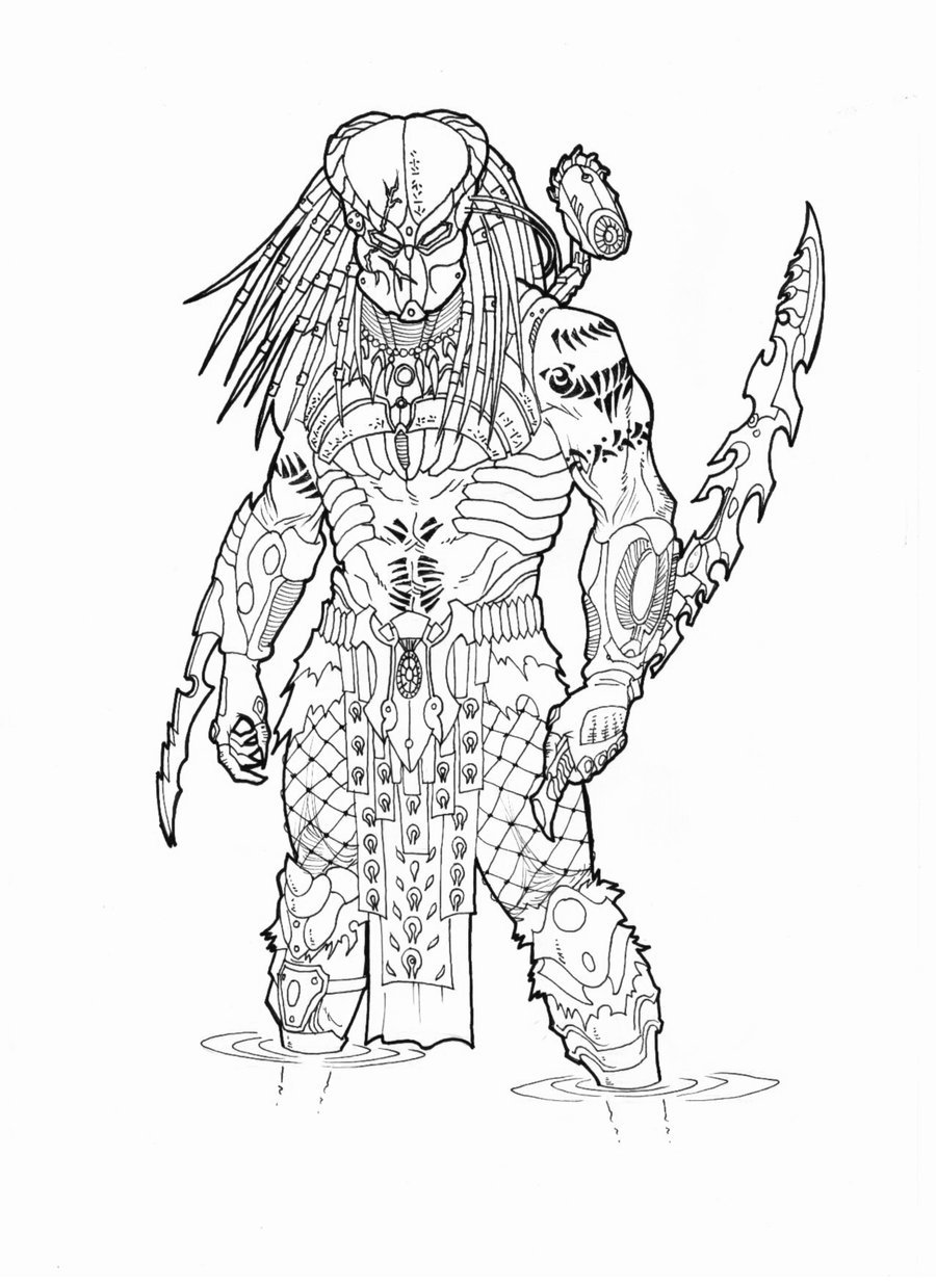 Хищник паук раскраска