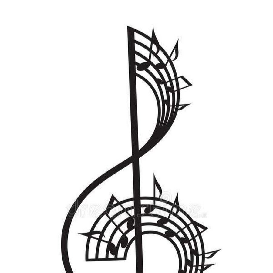 Векторная Графика скрипичный ключ