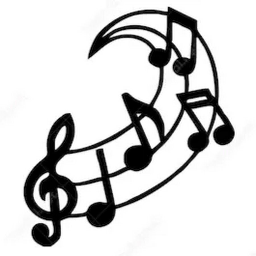 Трафарет Ноты и скрипичный ключ