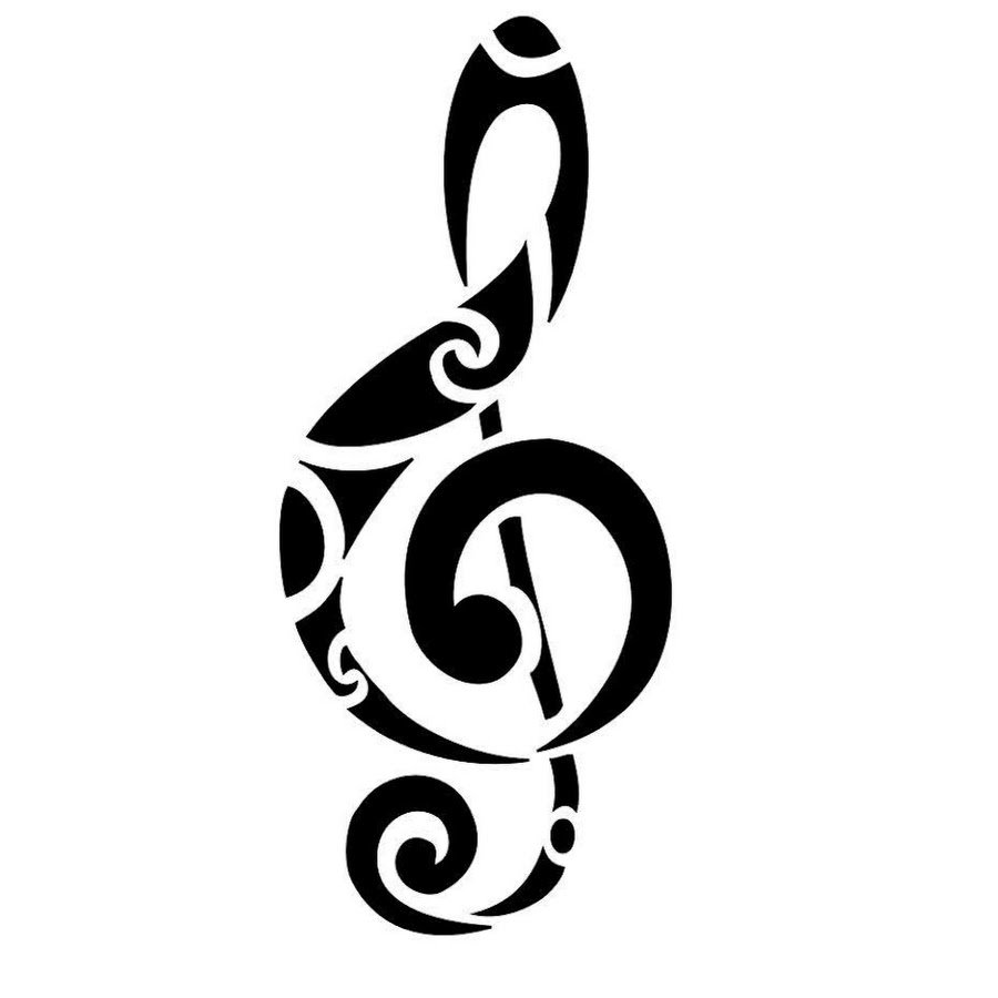 Скрипичный ключ эскиз