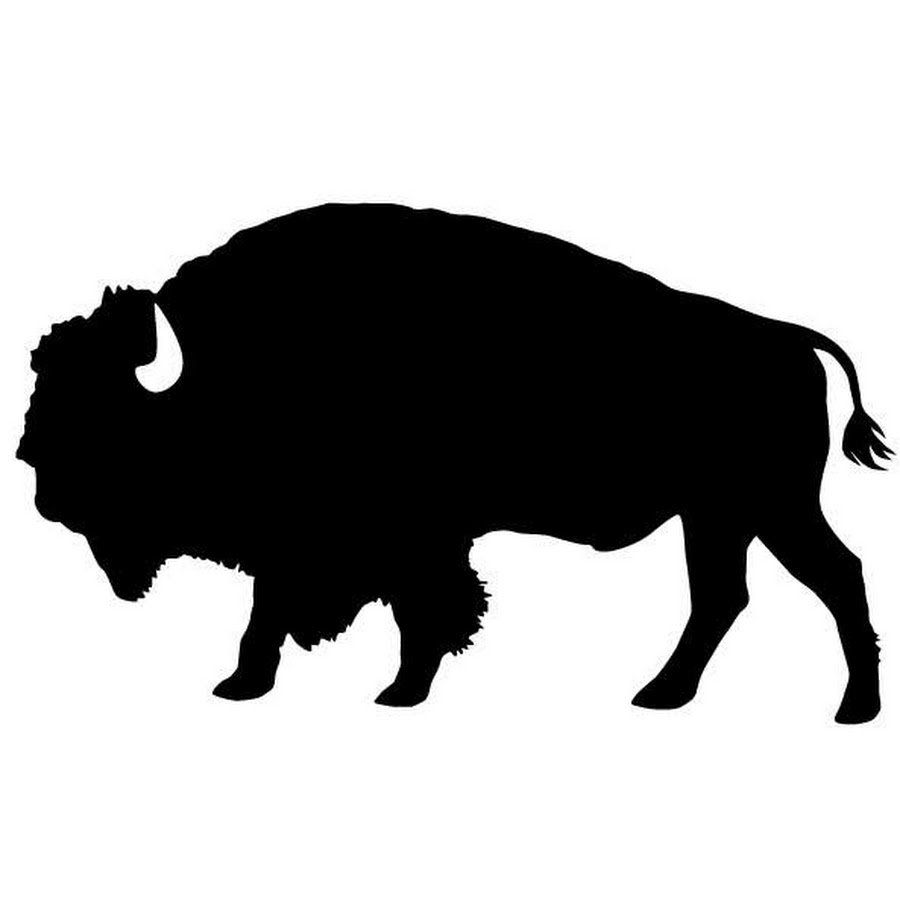 Бизон силуэт