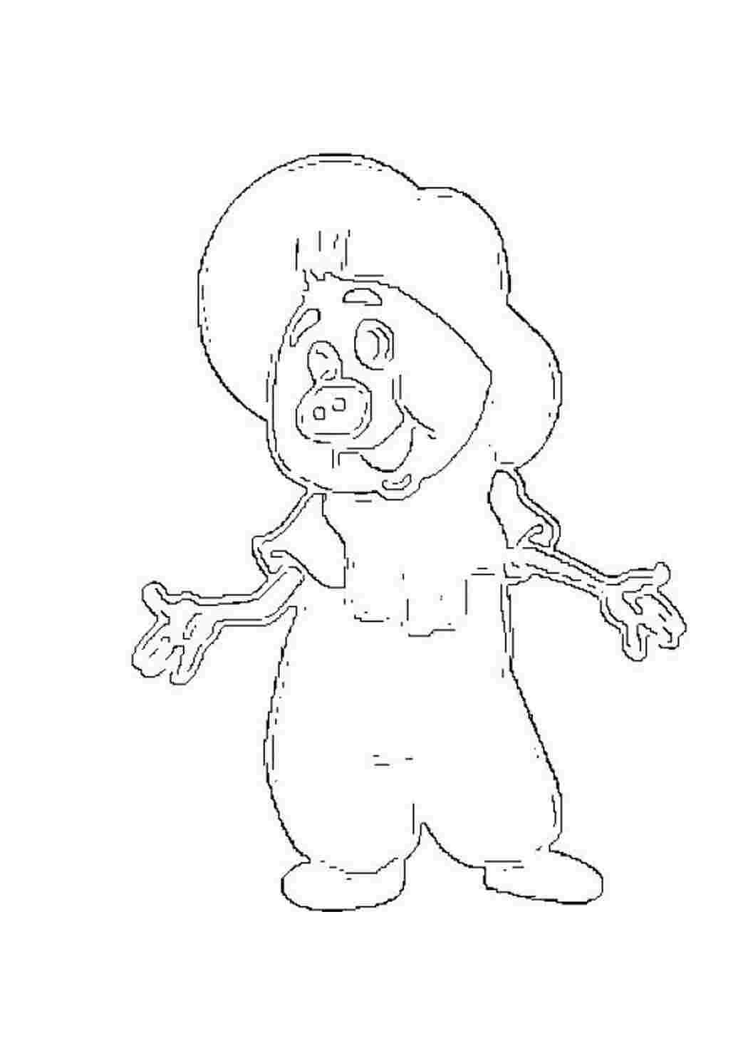 Чиполлино. Раскраска