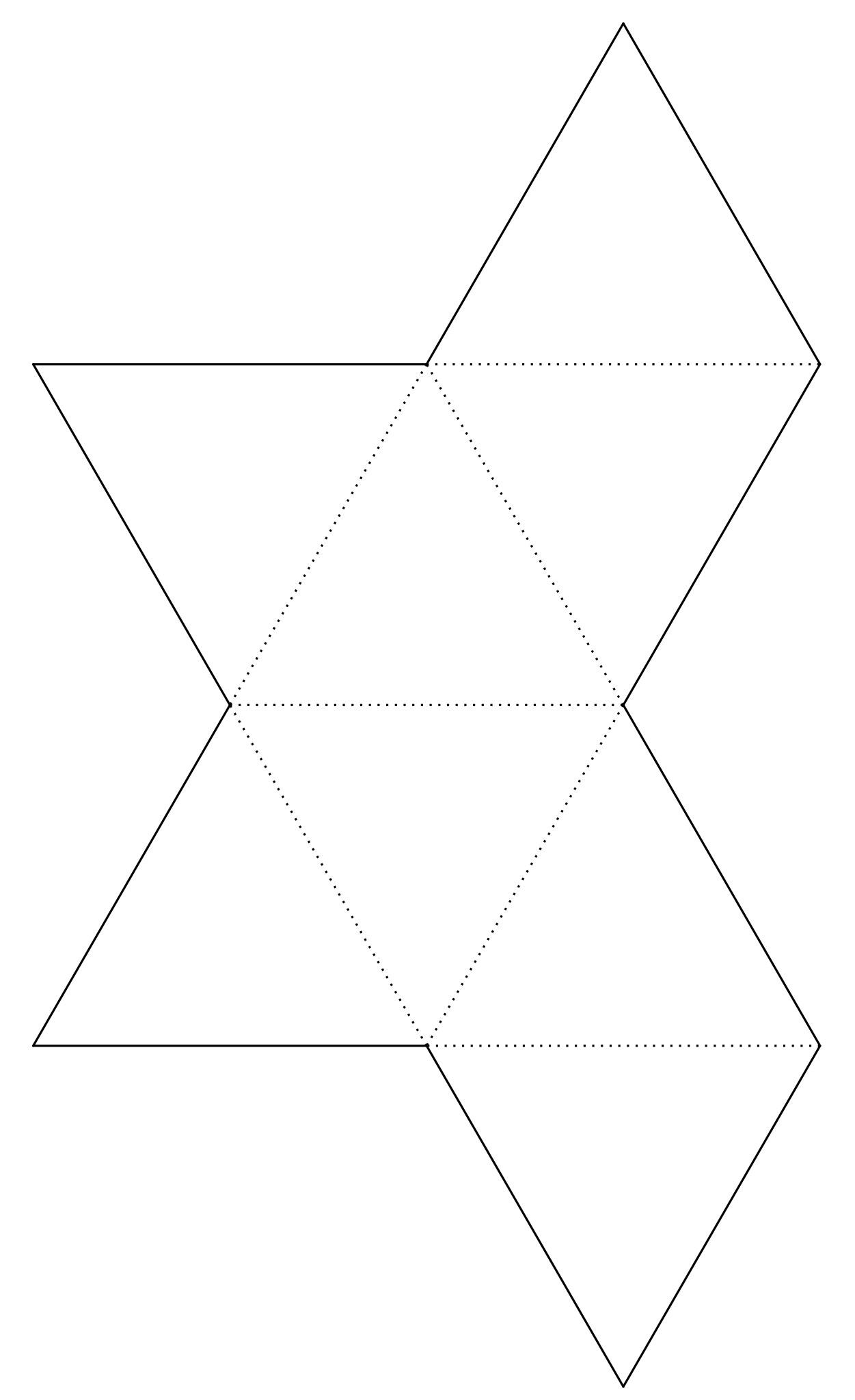 Модель октаэдра. Развертка правильного октаэдра. Оксаэдр разверкта. Октаэдр из а4. Октаэдр развертка для склеивания а4.