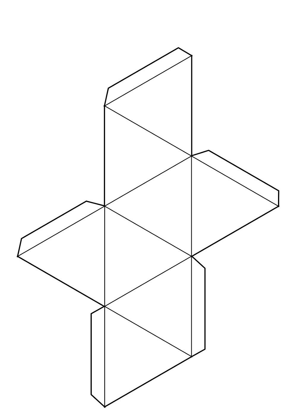 Развертка правильного додекаэдра