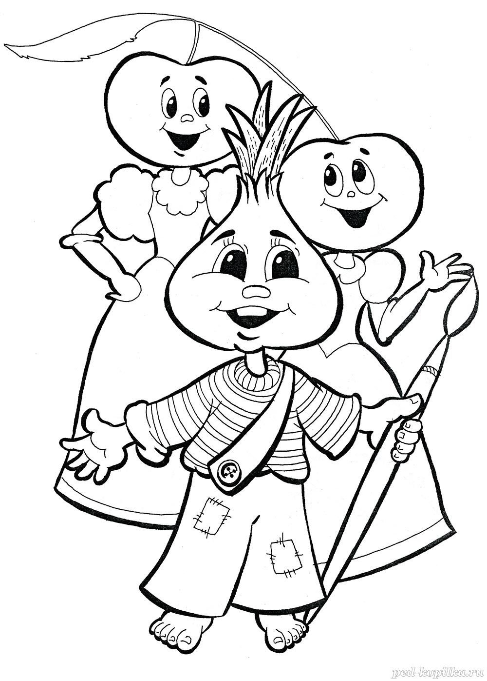 Графини вишни раскраска