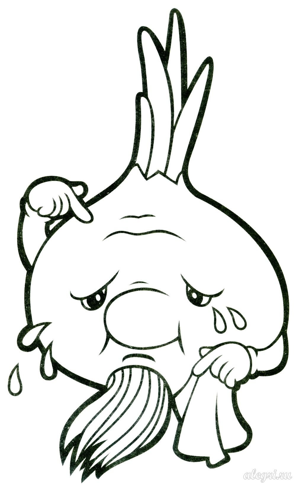 Раскраска Чиполлино и его друзья