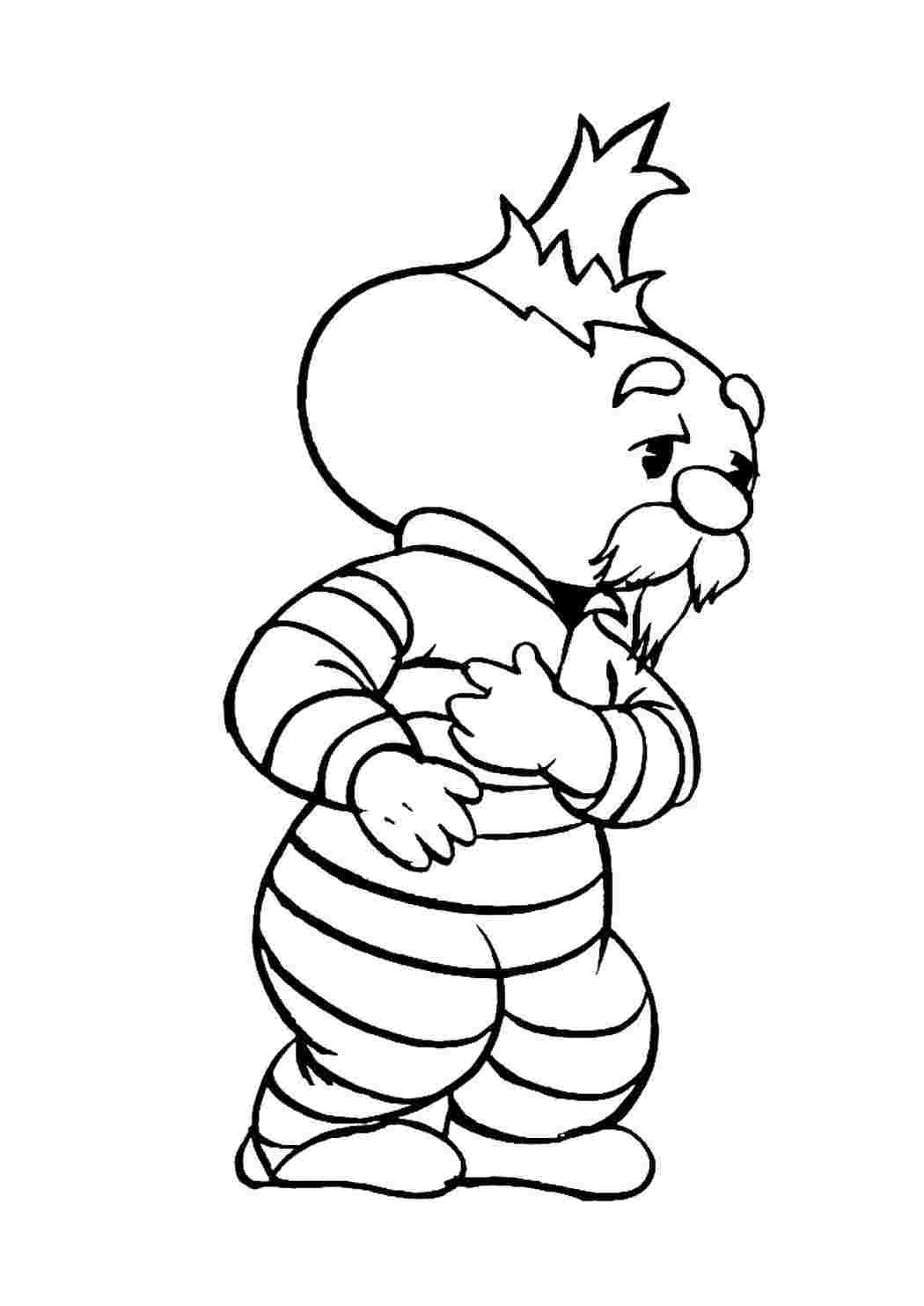 Раскраска вини пух и Пятачок