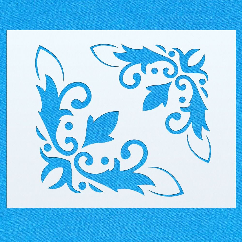 Марокканский узор трафарет