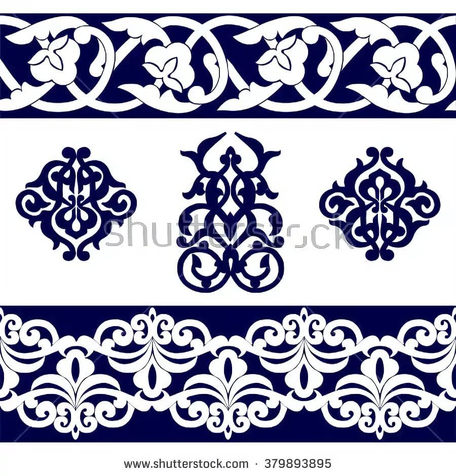 Оймо-чийме кыргызские орнаменты