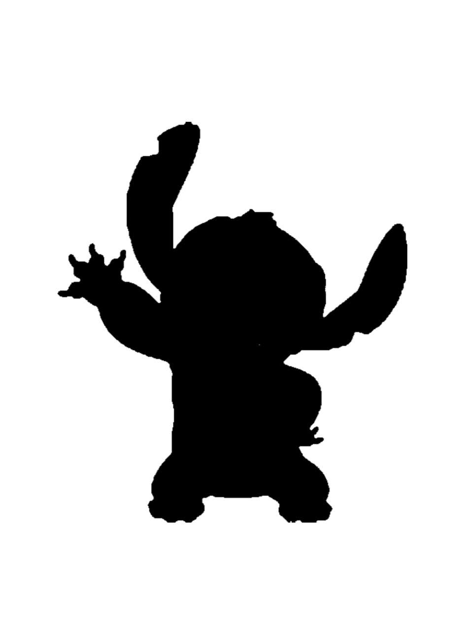 Стич контур силуэт