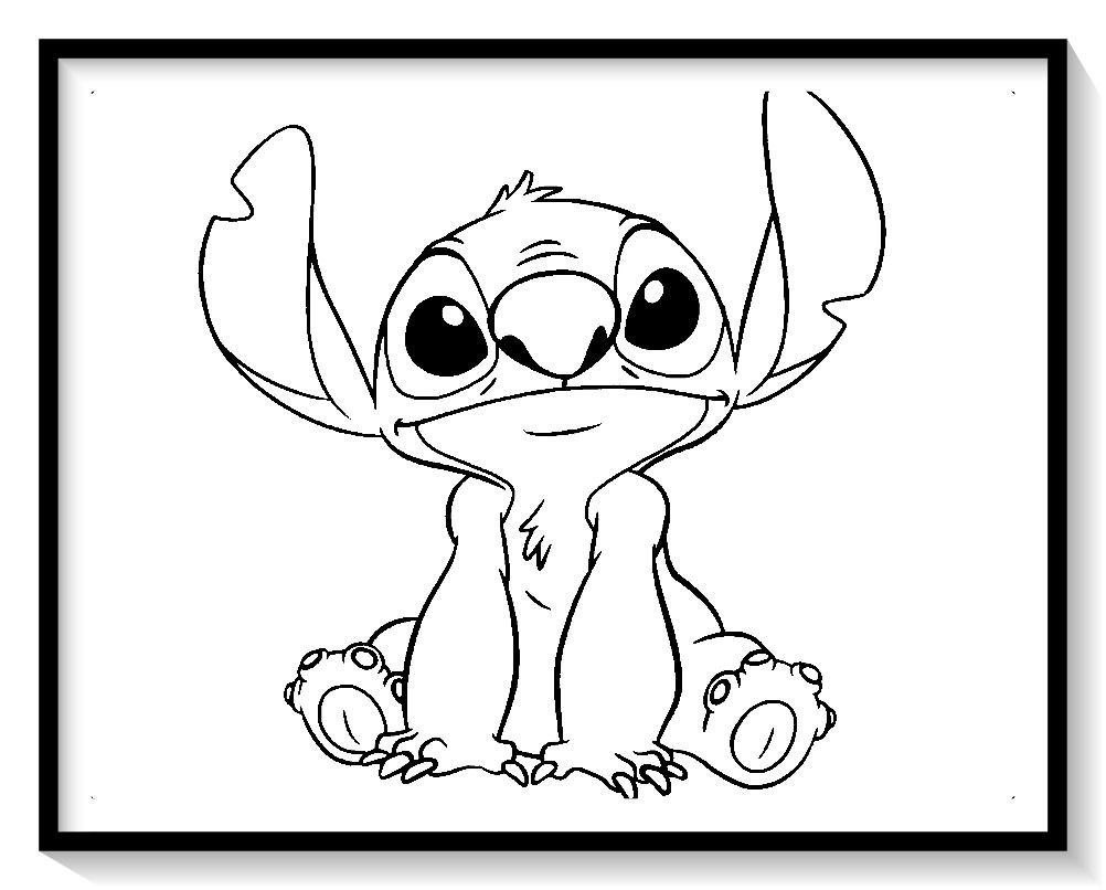 Разукрашки Стич