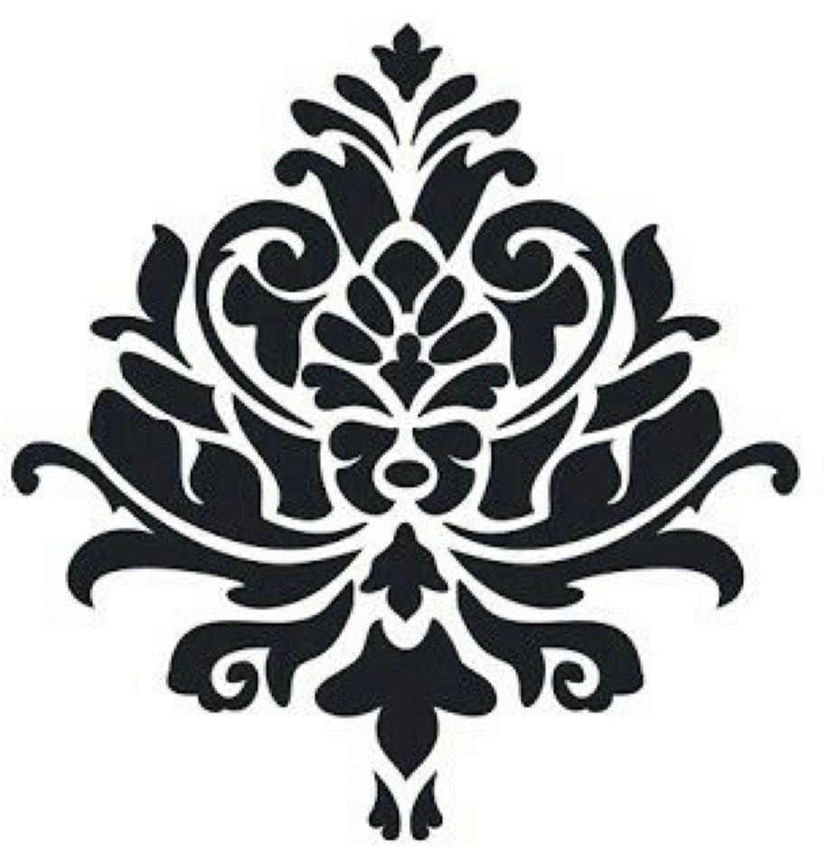 Трафарет "Дамаск и орнамент"