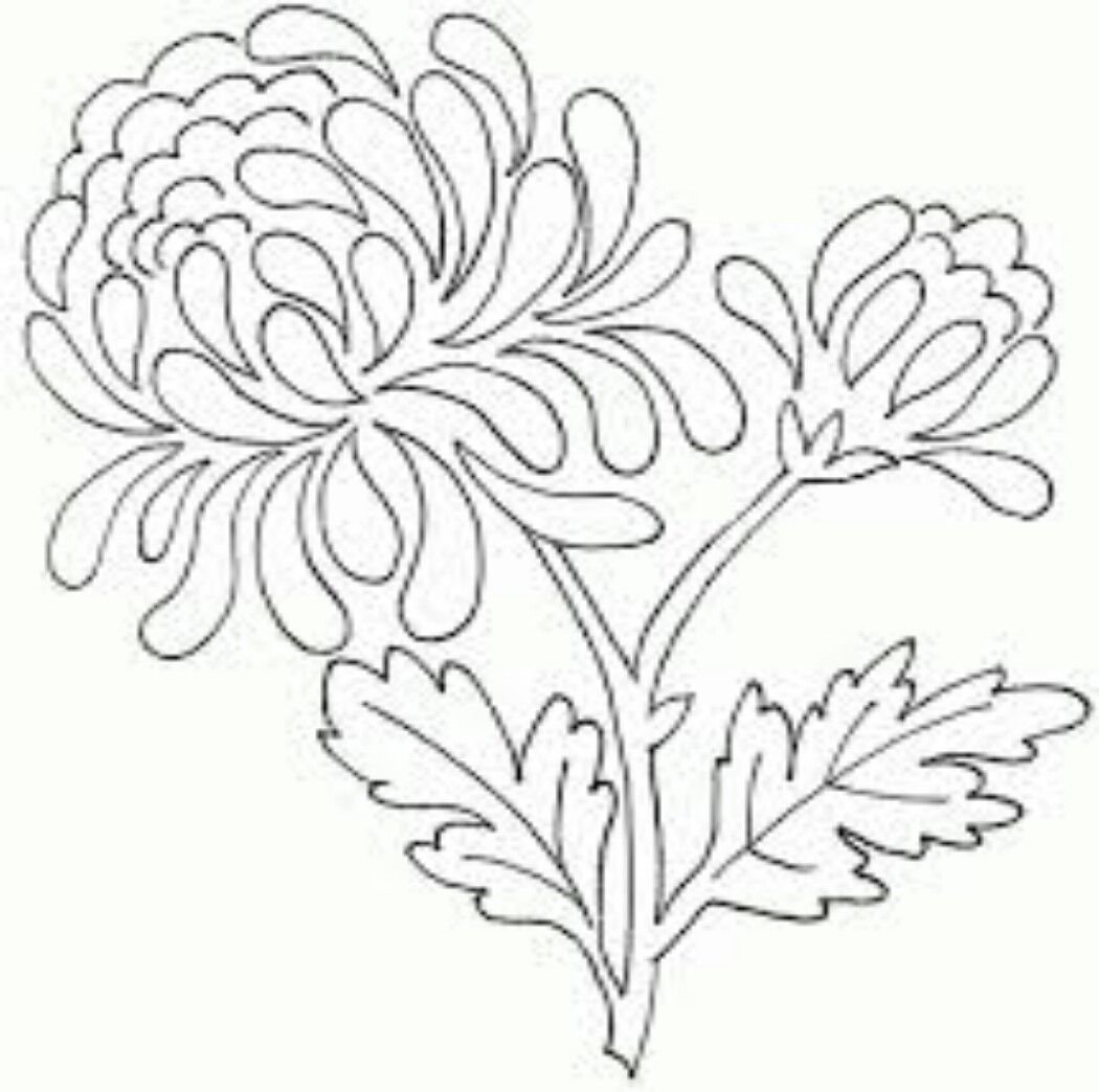 Аппликация цветы из бумаги шаблоны