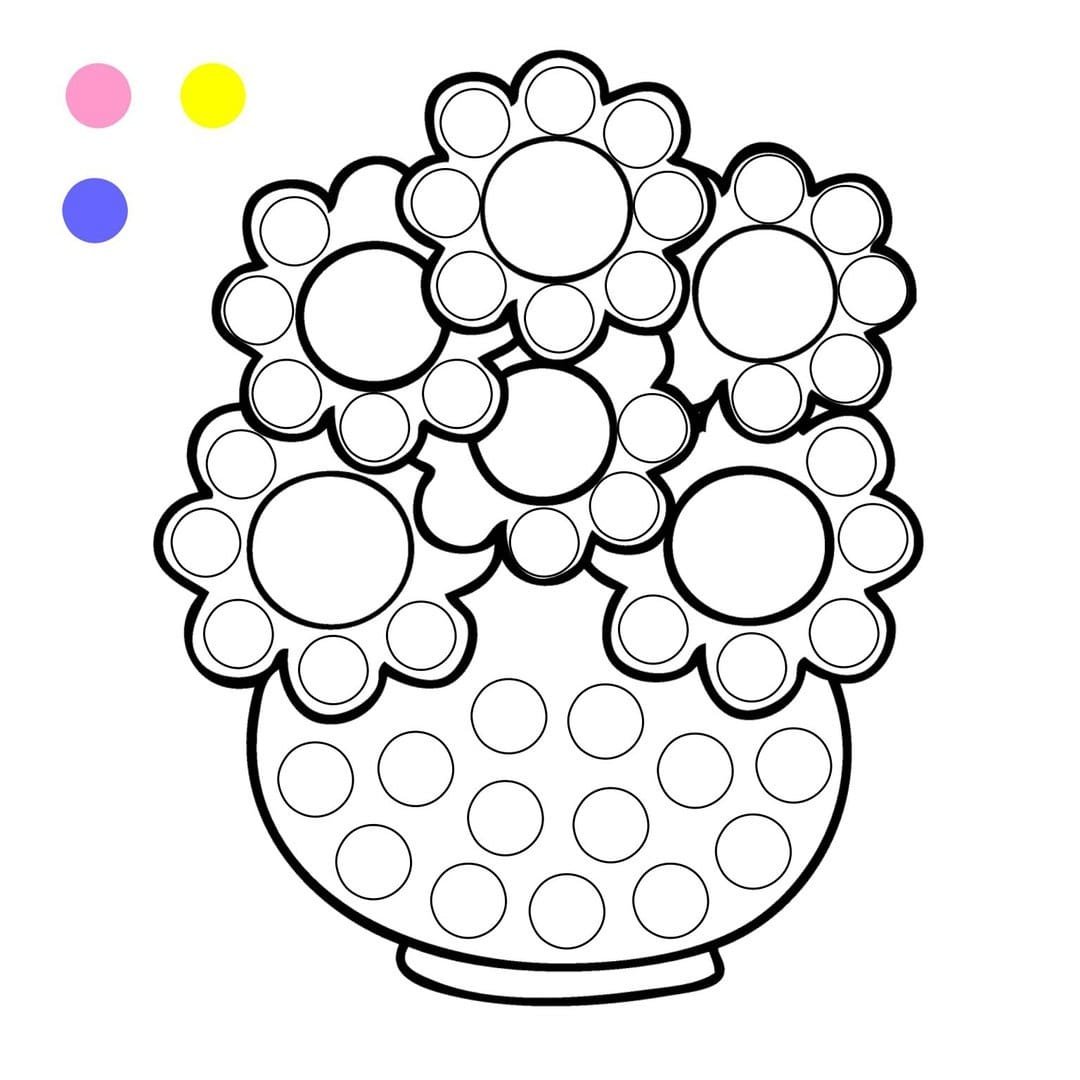 Шаблон розы для витража