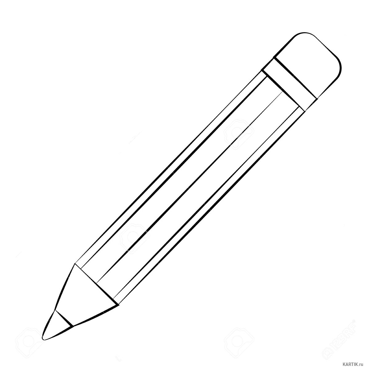 Ребенок чб карандаш