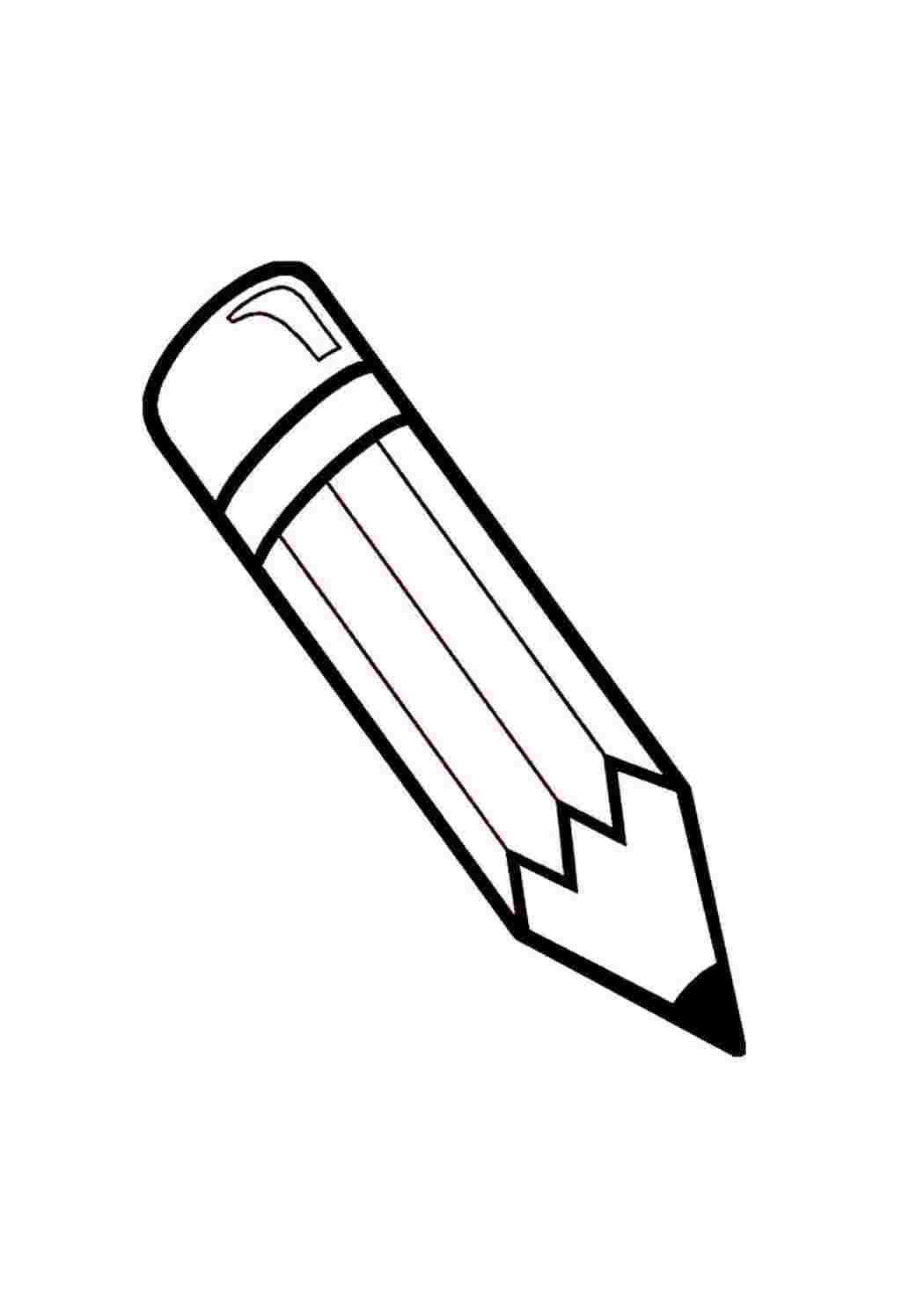 Раскраска с карандашами