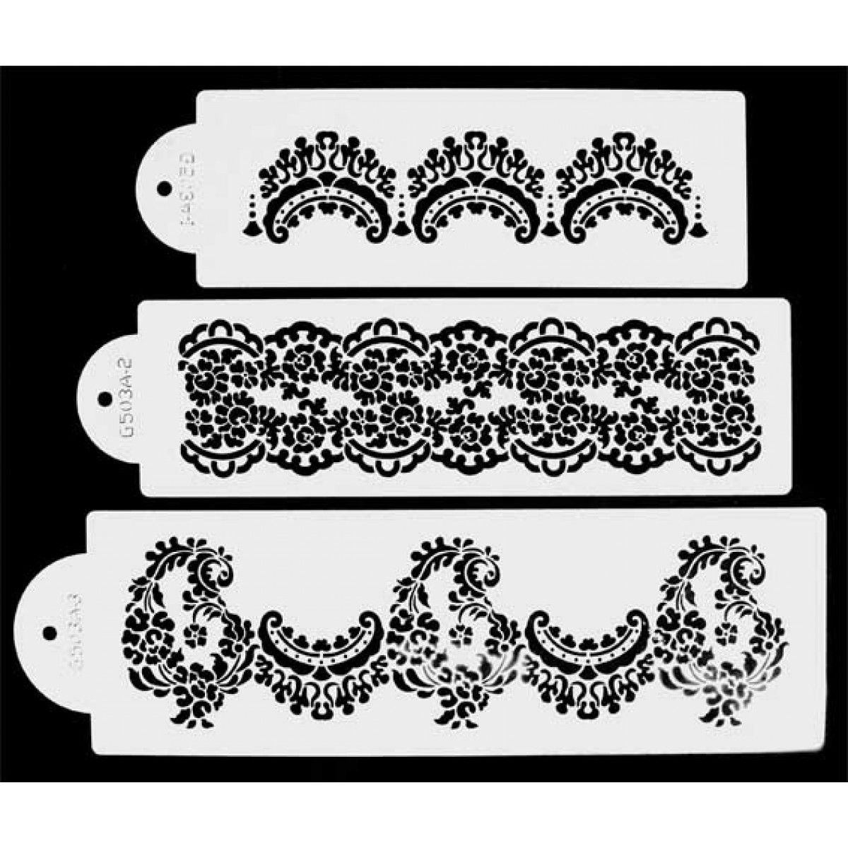 Кружевные трафареты