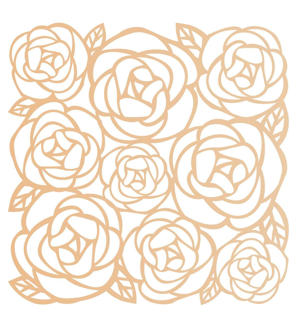 Розы и кружевная бумага для вырезок