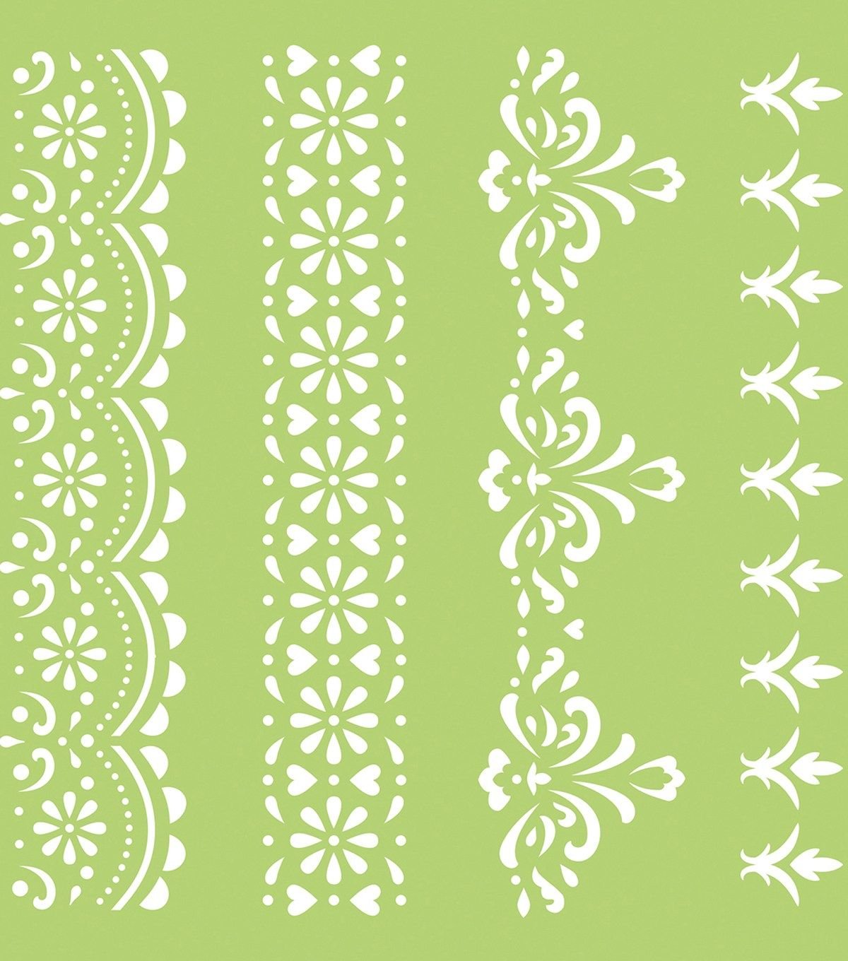 Трафарет кружево для декора