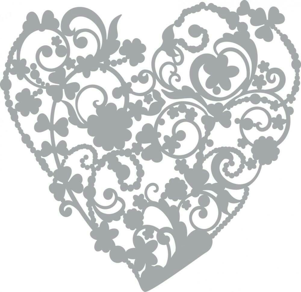 Трафарет кружево для декора