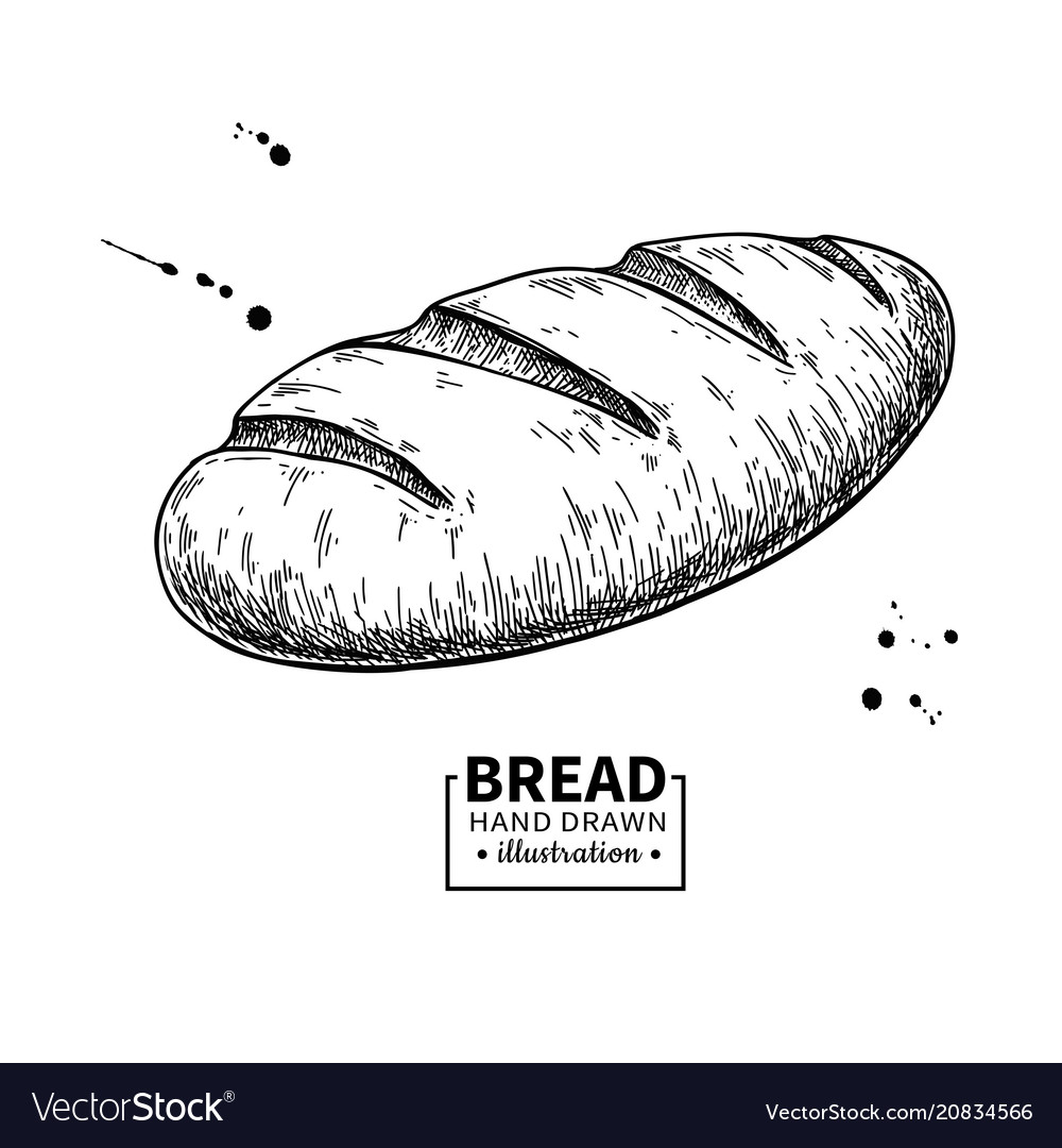 Хлеб рисунок Графика
